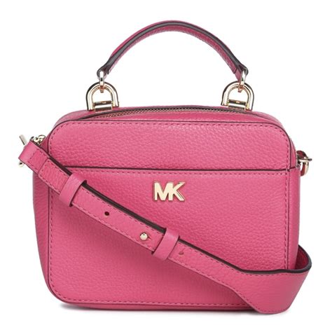 michael kors whitney satchel pink|Michael Kors pink crossbody satchel.